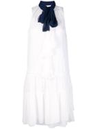 See By Chloé Contrast Collar Dress - White
