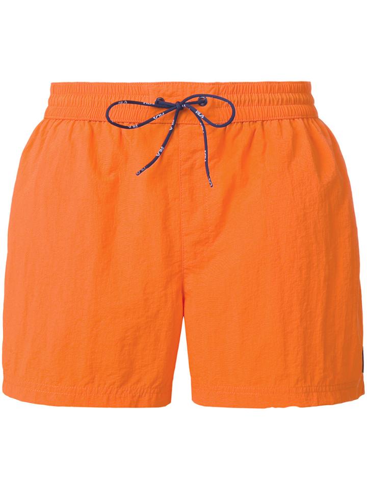 Fila Elasticated Waist Swim Shorts - Yellow & Orange