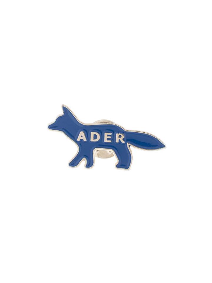 Ader Error Ader Error X Maison Kitsuné Fox Pin - Blue