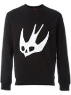 Mcq Alexander Mcqueen Swallow' Sweatshirt, Men's, Size: Small, Black, Cotton/polyester