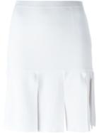 Neil Barrett Wide Fringe Skirt, Women's, Size: M, White, Viscose/nylon