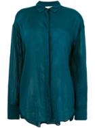 Forte Forte Semi-sheer Shirt - Blue