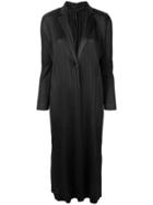 Pleats Please By Issey Miyake Perfectly Fitted Coat - Black