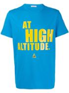 Moncler At High Altitude Print T-shirt - Blue