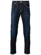 Dondup Mius Slim-fit Jeans, Men's, Size: 36, Blue, Cotton/spandex/elastane
