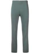 Hache Cropped Skinny Trousers - Grey