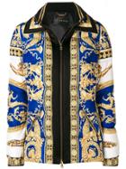 Versace Baroque Padded Jacket - White