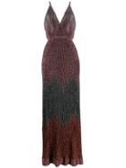 M Missoni Metallic Knitted Long Dress - Pink