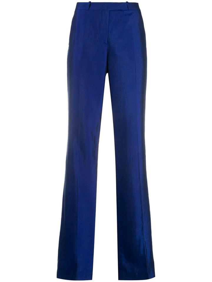 Etro Tailored Wide Leg Trousers - Blue