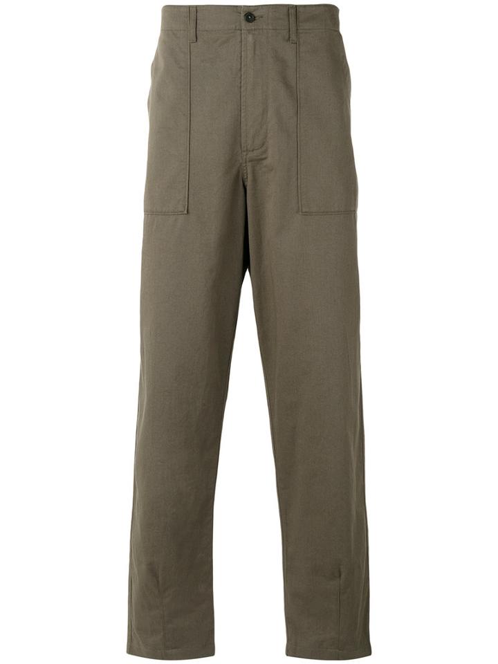 Universal Works - Loose Fit Trousers - Men - Cotton - 36, Green, Cotton