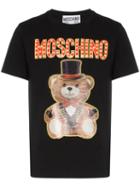 Moschino Cotton Logo Ringmaster Bear T-shirt - Black