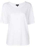 Theory - Scoop Neck T-shirt - Women - Cotton/modal - L, White, Cotton/modal
