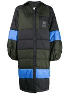 Ganni Quilted Oversized Jacket - Blue