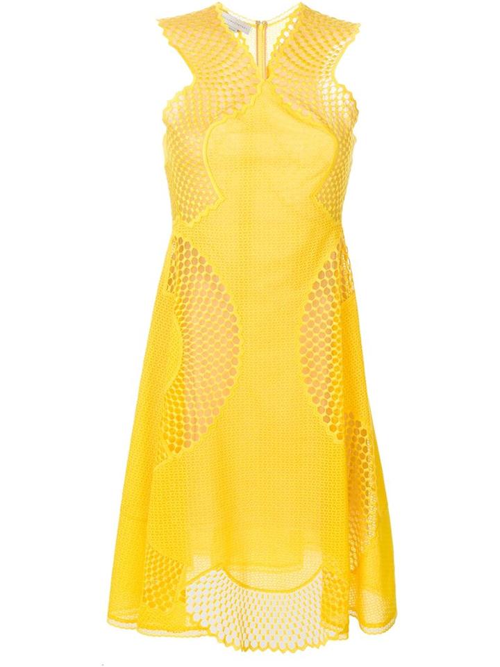 Stella Mccartney Embroidered Dress, Women's, Size: 46, White, Cotton/polyester/polyamide