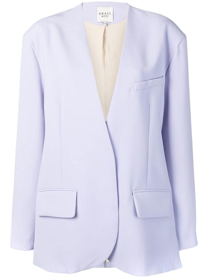 A.w.a.k.e. Mode Oversized Blazer - Purple