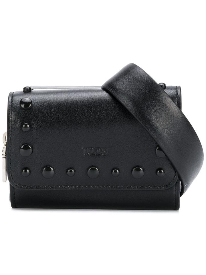 Tod's Studded Belt Purse - Black