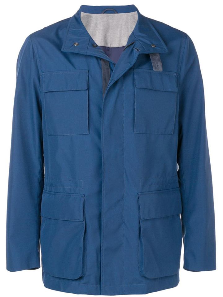 Hackett Cargo Pocket Jacket - Blue