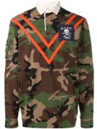 Polo Ralph Lauren Panelled Camouflage Polo Shirt - Green