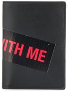 Raf Simons Walk With Me Wallet With Tape - Black