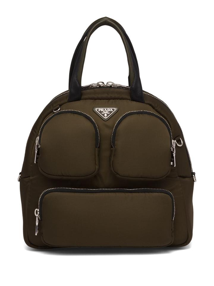 Prada Large Cargo Top-handle Tote - Green