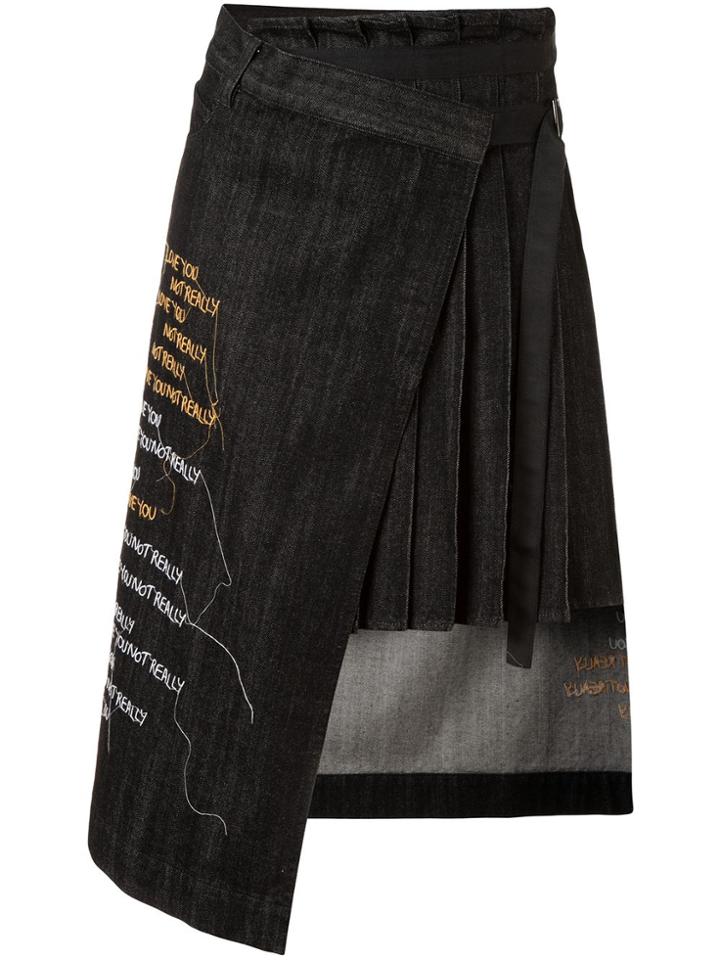 Haculla Hand Over Love Wrap Skirt - Black