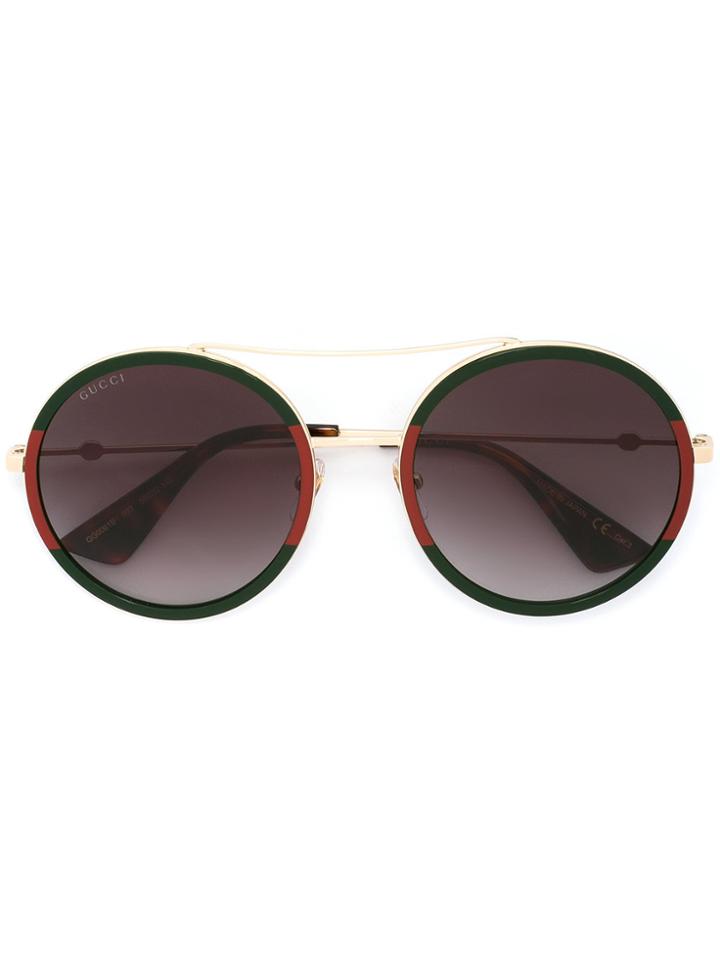 Gucci Eyewear Round Shaped Sunglasses - Green