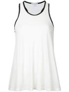 James Perse - Sleeveless Boxy T-shirt - Women - Cotton/linen/flax - 0, White, Cotton/linen/flax