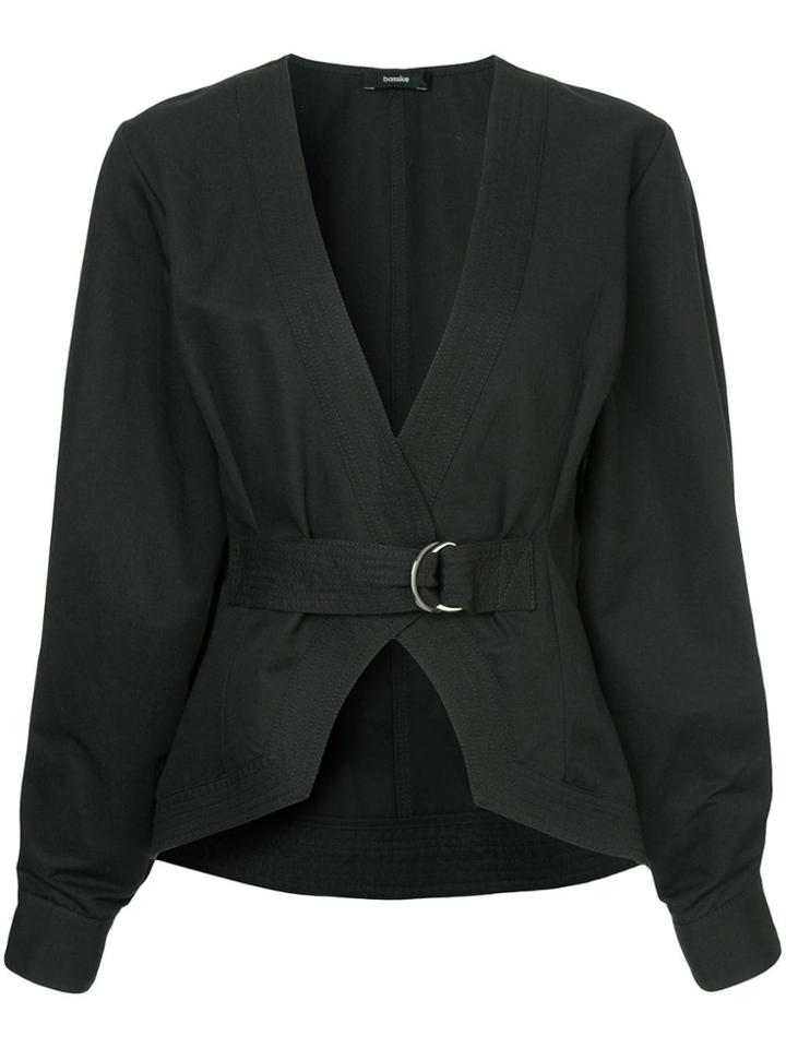 Bassike Belted Jacket - Black