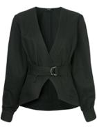 Bassike Belted Jacket - Black