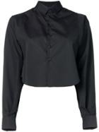Comme Des Garçons Noir Kei Ninomiya Cropped Shirt - Black