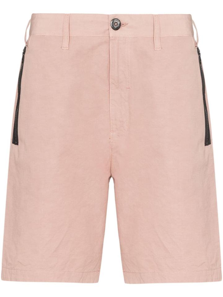 Stone Island Shadow Project Zip Pocket Knee-length Bermuda Shorts -