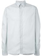 Qasimi Concealed Button Shirt - Grey