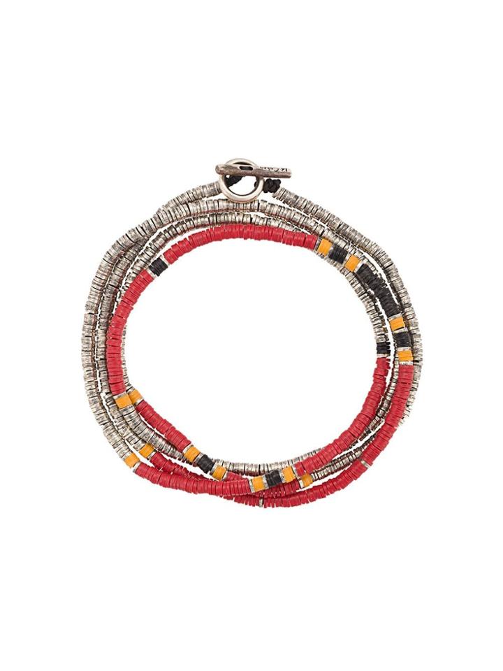 M. Cohen Disc Wrap Bracelet - Metallic