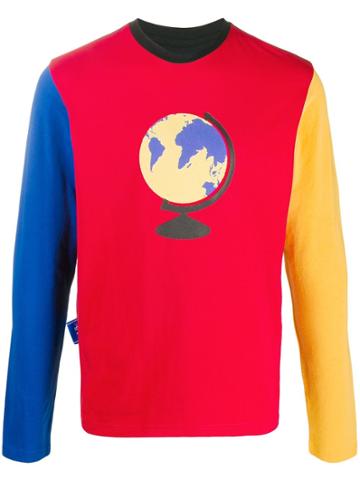 Anton Belinskiy Globe Print T-shirt - Black