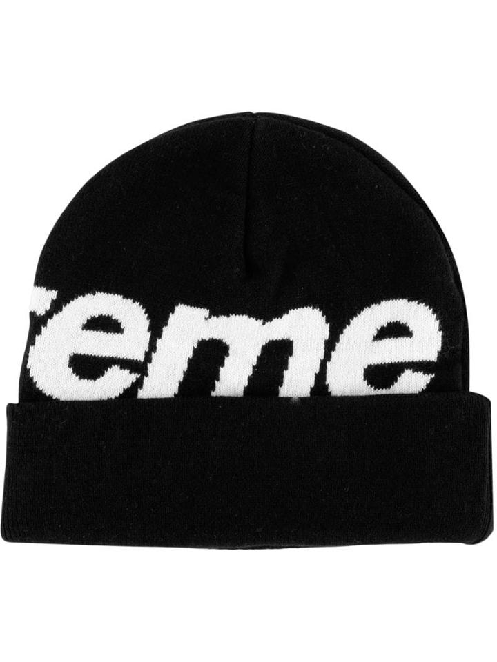 Supreme Big Logo Fw16 Beanie - Black