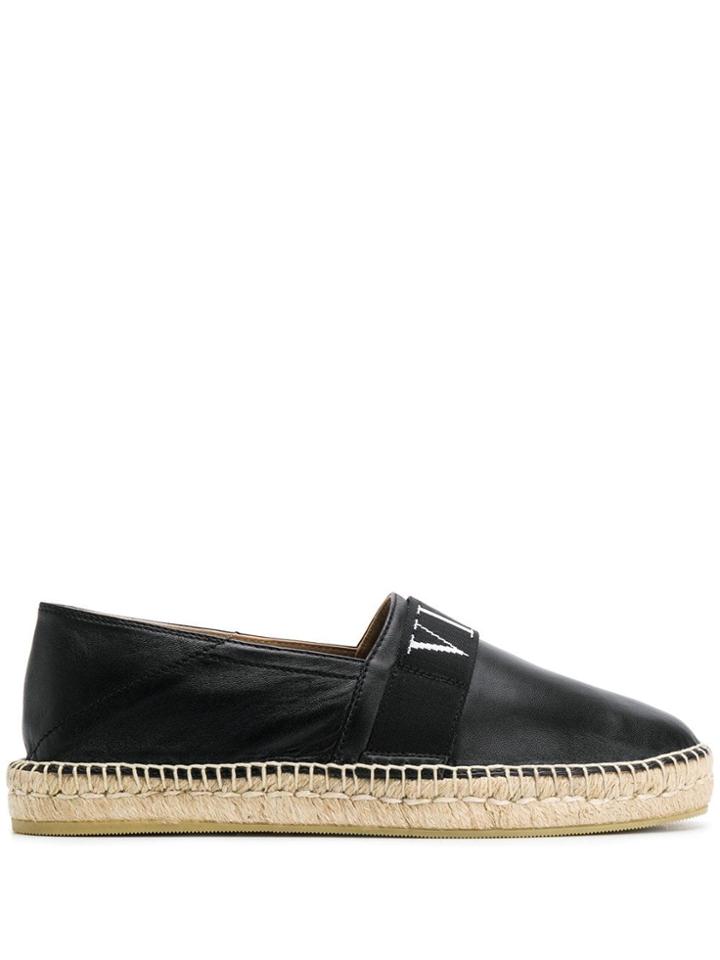 Valentino Valentino Garavani Vltn Espadrilles - Black