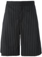 Yang Li Raw Hem Tailored Shorts - Black
