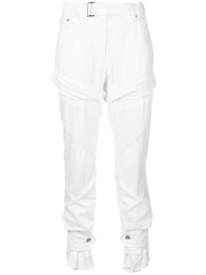 Sacai Slim-fit Jeans - White