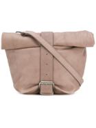 Ann Demeulemeester Blanche Roll Top Crossbody Bag - Grey