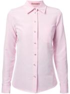 Michael Kors Rhinestone Button Shirt - Pink & Purple