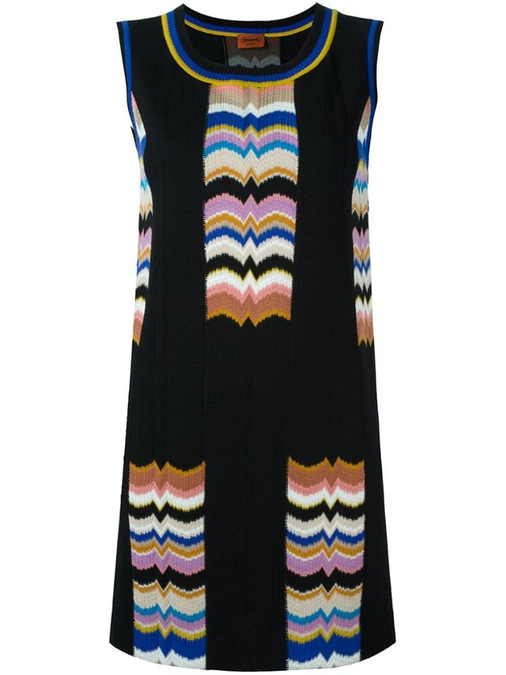 Missoni Sleeveless Knitted Dress - Black
