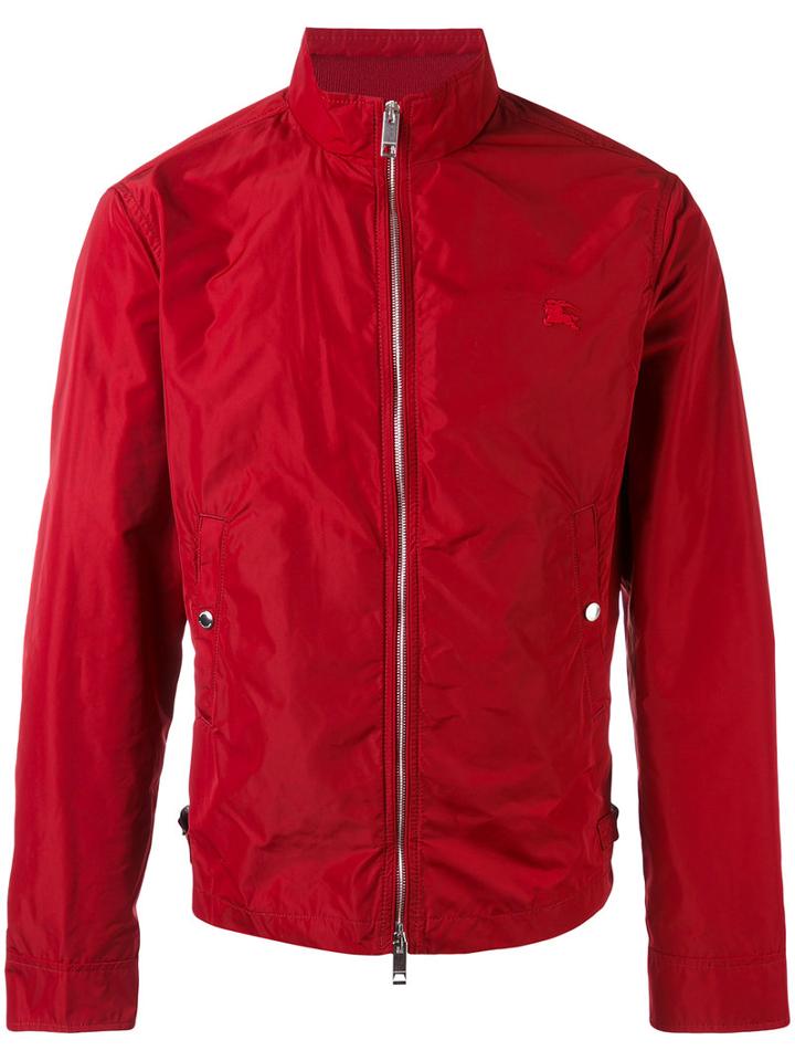 Burberry - Brighton Bomber Jacket - Men - Cotton/polyester - S, Red, Cotton/polyester