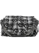 Chanel Vintage Camellia Quilted Cc Shoulder Bag - Black