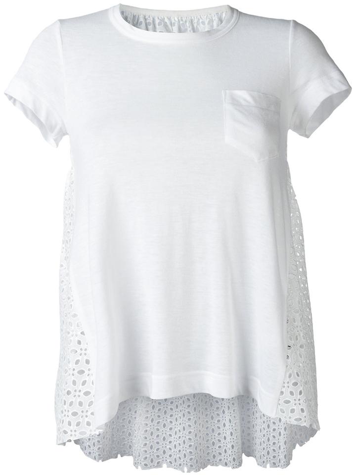 Sacai - Asymmetric Pleated Skirt - Women - Cupro - 2, Black, Cupro