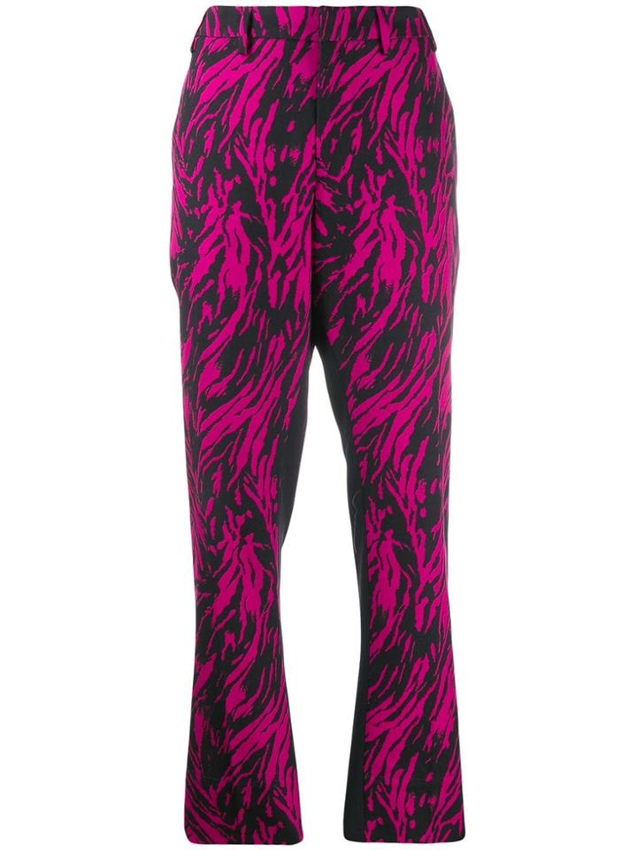 Nº21 Block Print Tailored Trousers - Pink