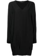 Federica Tosi Oversized Sweater Dress - Black