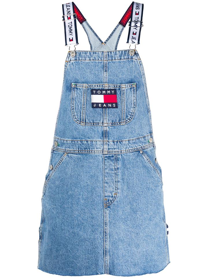 Tommy Jeans Dungarees-style Dress - Blue