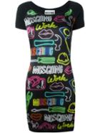 Moschino Neon Sign Dress