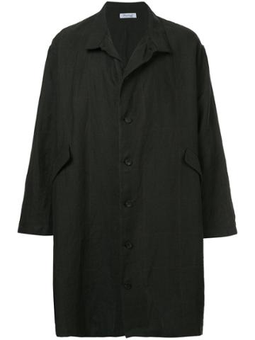 Bergfabel Checked Lightweight Coat - Black