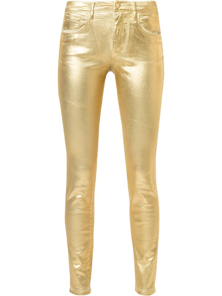 Roberto Cavalli Metallic Skinny Trousers